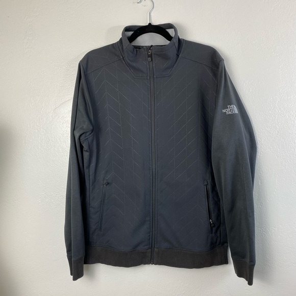 The North Face Ampere Thermic Jacket Mens size Medium Gray Full zip outdoor - Picture 16 of 16